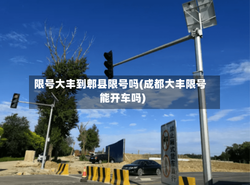 限号大丰到郫县限号吗(成都大丰限号能开车吗)-第2张图片
