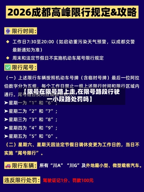 【限号在限号路上走,在限号路段行驶一小段路处罚吗】-第3张图片
