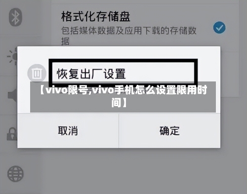 【vivo限号,vivo手机怎么设置限用时间】-第3张图片