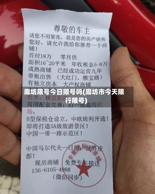 廊坊限号今日限号吗(廊坊市今天限行限号)-第2张图片