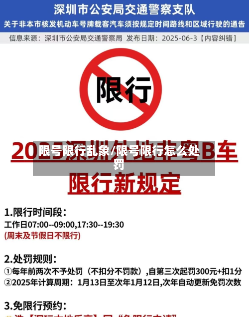 限号限行乱象/限号限行怎么处罚