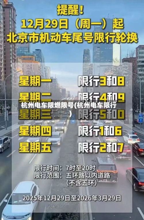 杭州电车限燃限号(杭州电车限行)-第2张图片