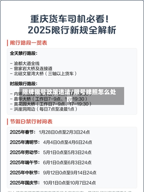 限牌限号政策违法/限号牌照怎么处罚