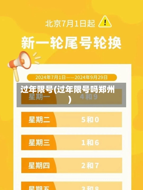 过年限号(过年限号吗郑州)-第2张图片