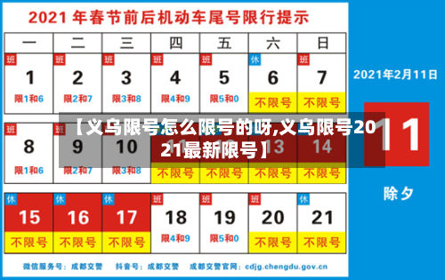 【义乌限号怎么限号的呀,义乌限号2021最新限号】