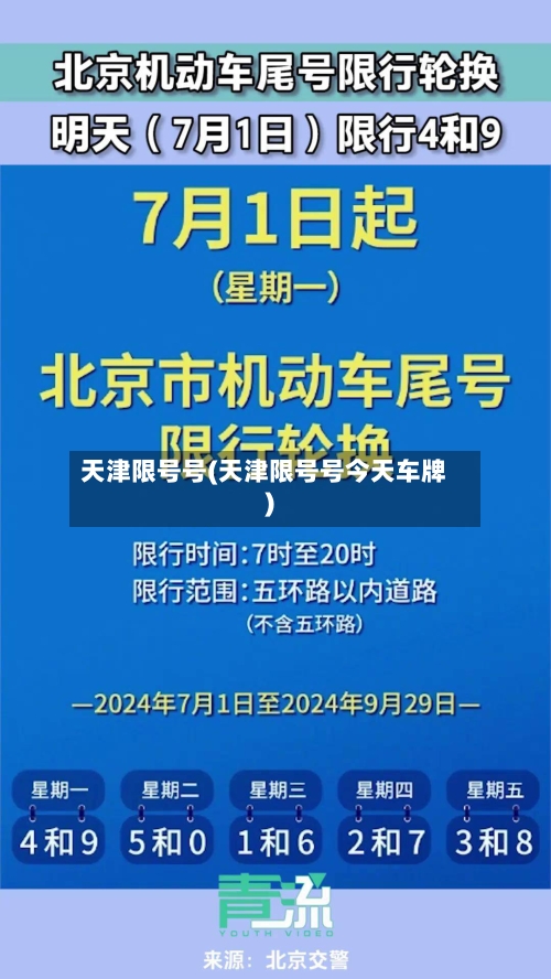 天津限号号(天津限号号今天车牌)-第2张图片