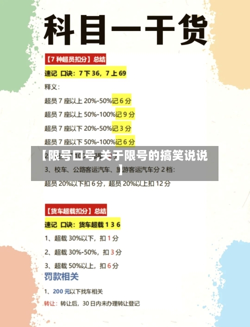 【限号口号,关于限号的搞笑说说】-第2张图片