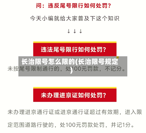 长治限号怎么限的(长治限号规定)