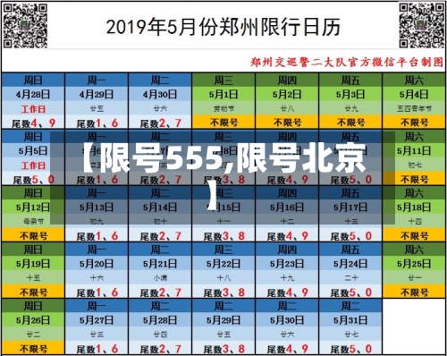 【限号555,限号北京】