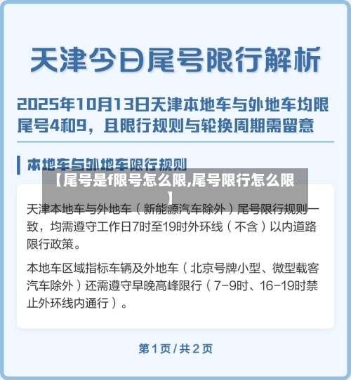 【尾号是f限号怎么限,尾号限行怎么限】-第2张图片