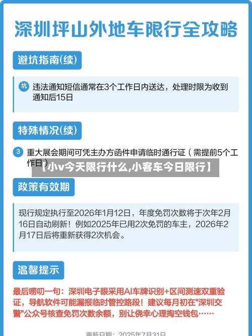 【小v今天限行什么,小客车今日限行】-第2张图片