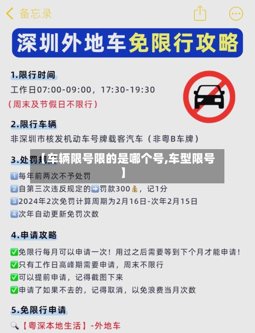 【车辆限号限的是哪个号,车型限号】-第2张图片