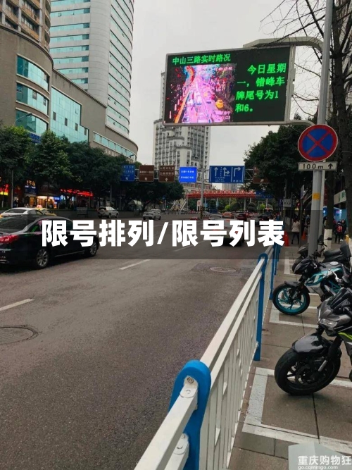 限号排列/限号列表-第2张图片
