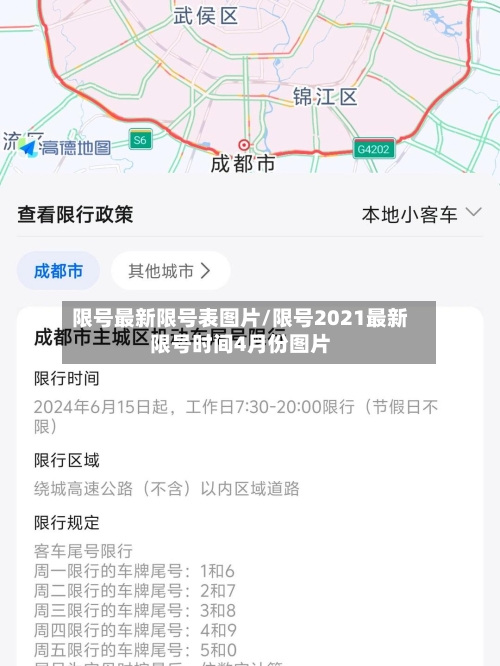 限号最新限号表图片/限号2021最新限号时间4月份图片