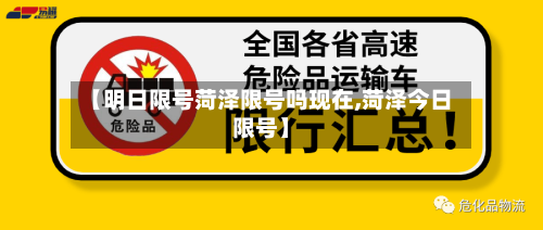 【明日限号菏泽限号吗现在,菏泽今日限号】