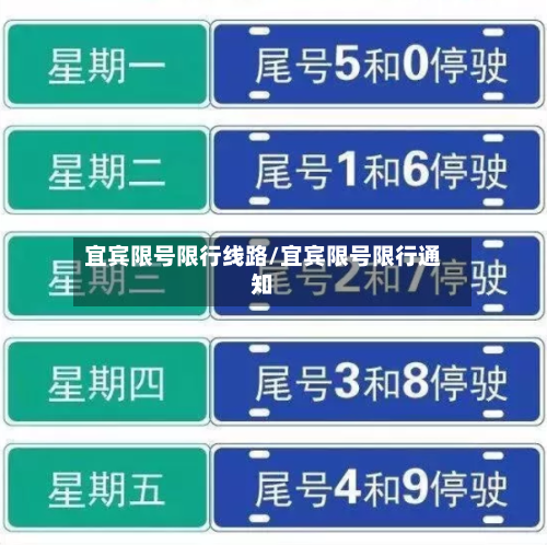 宜宾限号限行线路/宜宾限号限行通知