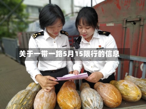 关于一带一路5月15限行的信息-第2张图片
