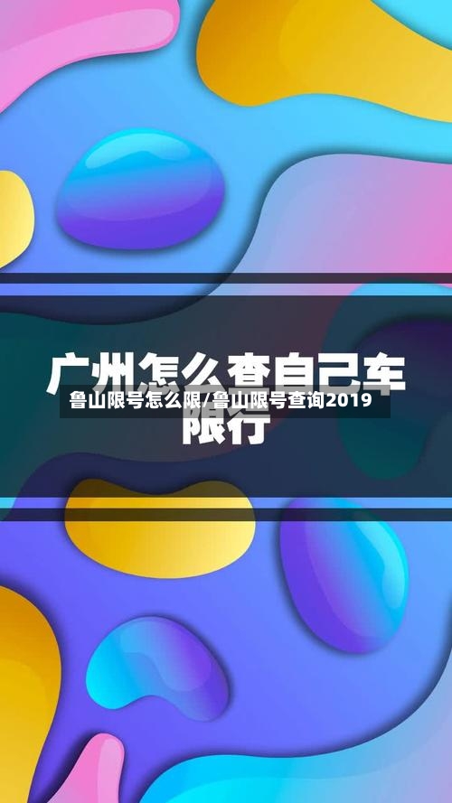 鲁山限号怎么限/鲁山限号查询2019-第2张图片