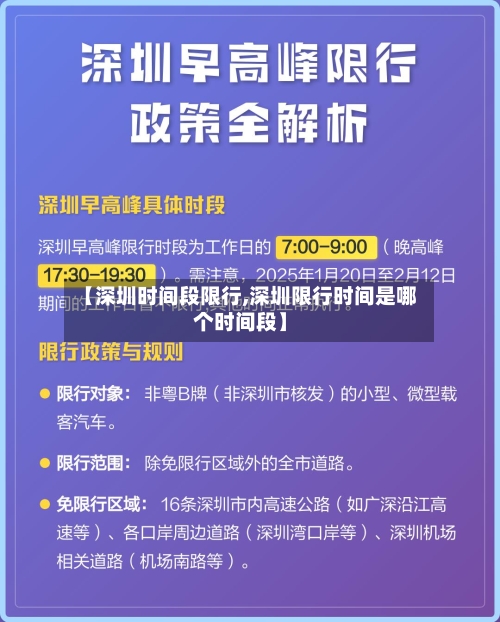 【深圳时间段限行,深圳限行时间是哪个时间段】-第2张图片