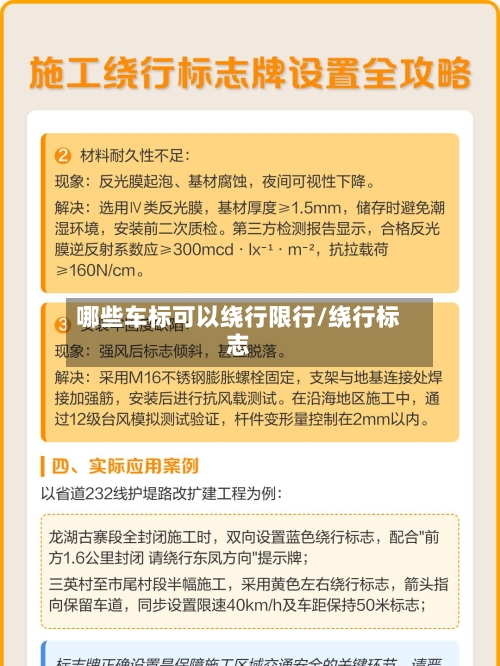 哪些车标可以绕行限行/绕行标志-第3张图片