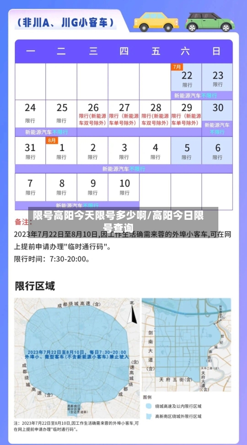 限号高阳今天限号多少啊/高阳今日限号查询-第3张图片