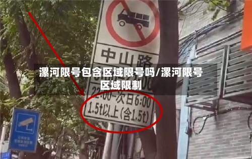 漯河限号包含区域限号吗/漯河限号区域限制-第3张图片