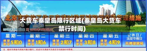 大货车秦皇岛限行区域(秦皇岛大货车禁行时间)