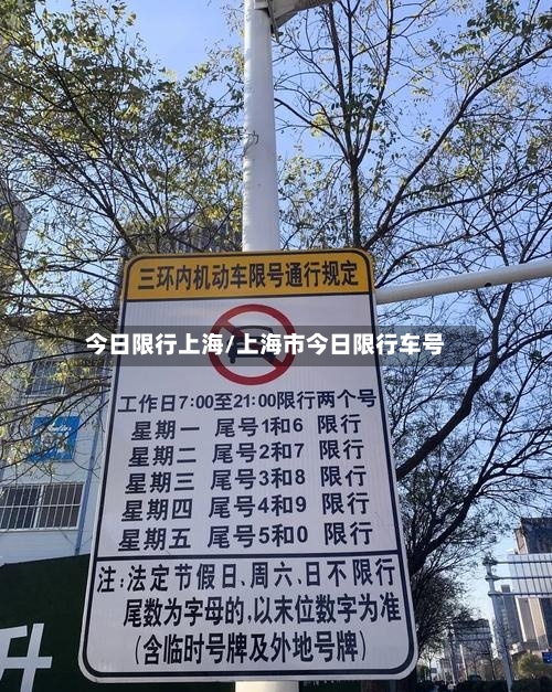 今日限行上海/上海市今日限行车号-第2张图片