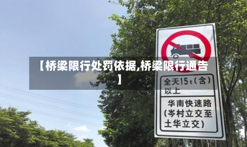 【桥梁限行处罚依据,桥梁限行通告】