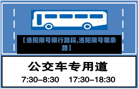 【洛阳限号限行路段,洛阳限号哪条路】
