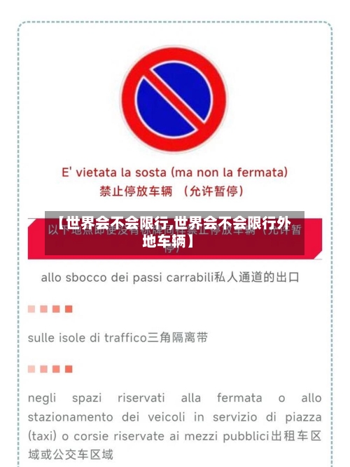 【世界会不会限行,世界会不会限行外地车辆】-第3张图片