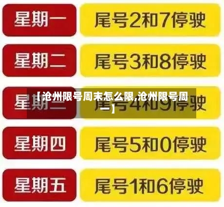 【沧州限号周末怎么限,沧州限号周一】