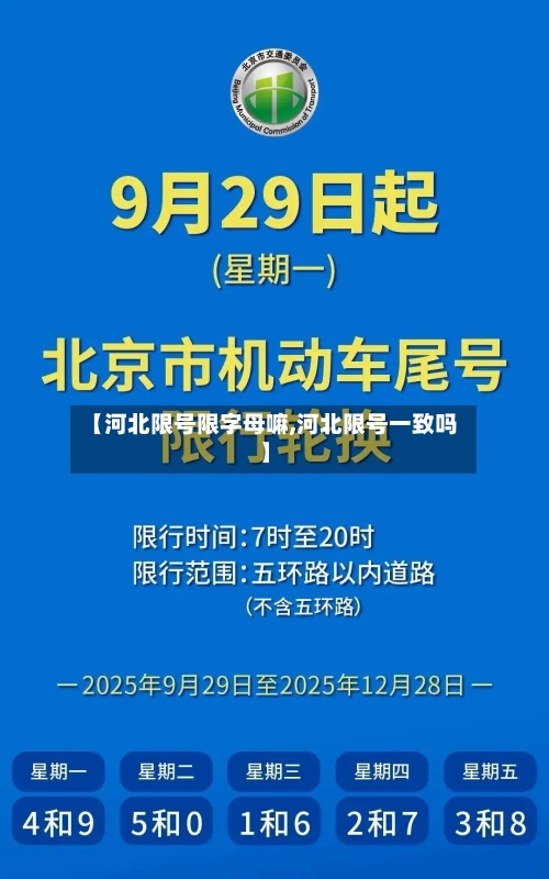 【河北限号限字母嘛,河北限号一致吗】-第2张图片