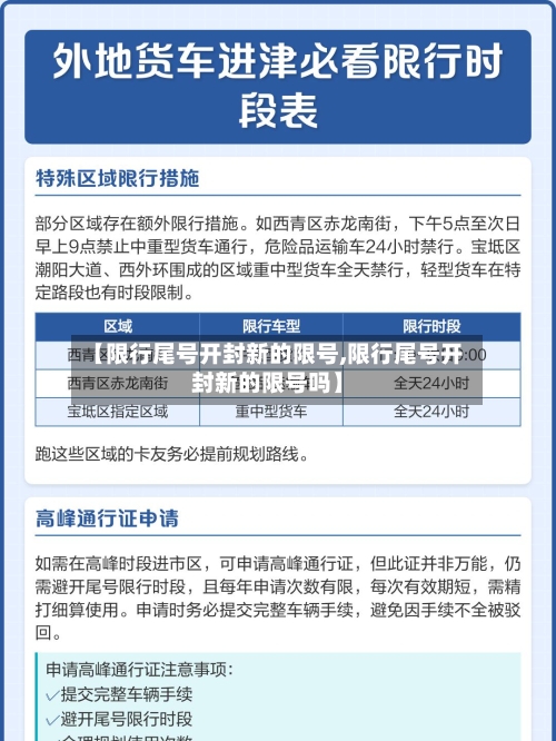 【限行尾号开封新的限号,限行尾号开封新的限号吗】
