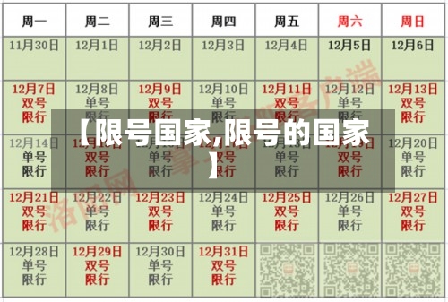 【限号国家,限号的国家】-第2张图片