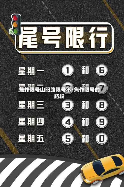 焦作限号山阳路限号不/焦作限号的路段