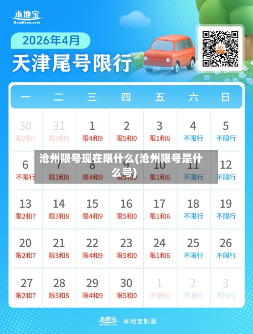 沧州限号现在限什么(沧州限号是什么号)