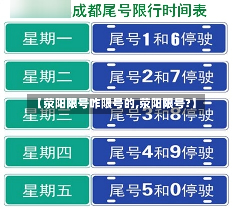 【荥阳限号咋限号的,荥阳限号?】-第3张图片