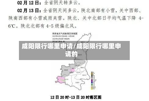 咸阳限行哪里申请/咸阳限行哪里申请的-第2张图片