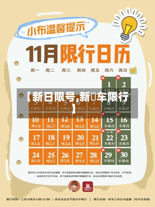【新日限号,新宻车限行】