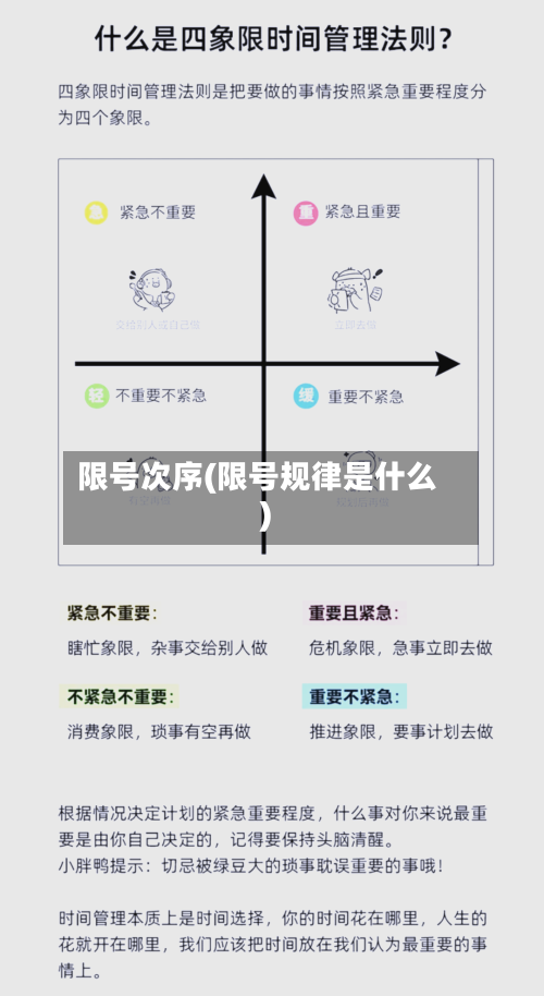 限号次序(限号规律是什么)