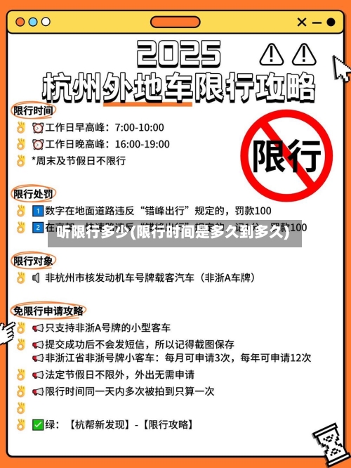 听限行多少(限行时间是多久到多久)-第3张图片