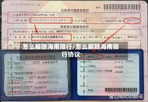 怎么解除海南限行/怎么解除海南限行协议-第3张图片