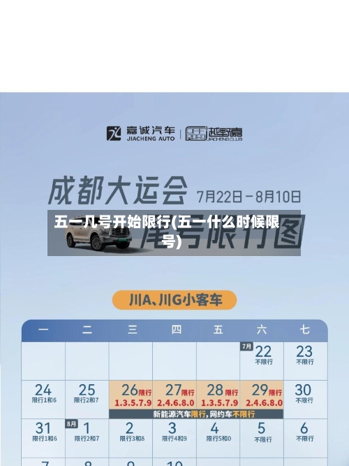 五一几号开始限行(五一什么时候限号)-第2张图片