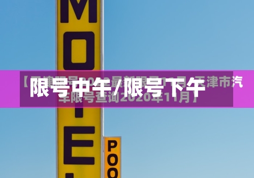 限号中午/限号下午