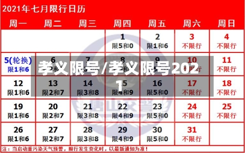 孝义限号/孝义限号2021-第3张图片
