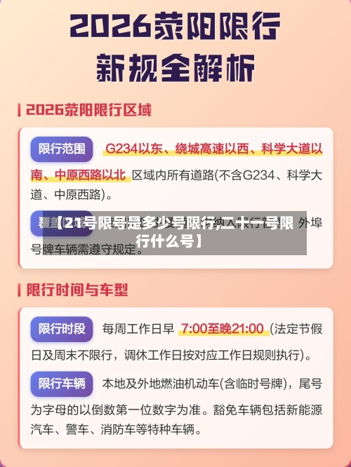 【21号限号是多少号限行,二十一号限行什么号】-第2张图片