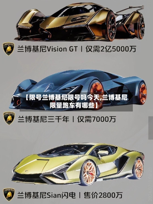 【限号兰博基尼限号吗今天,兰博基尼限量跑车有哪些】-第3张图片