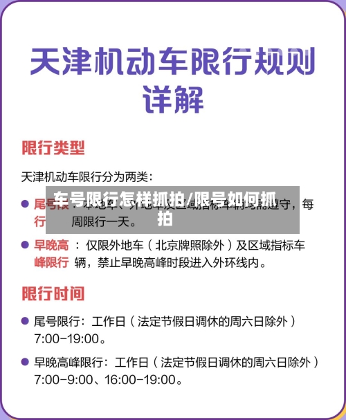 车号限行怎样抓拍/限号如何抓拍