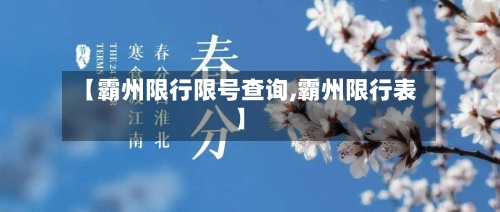【霸州限行限号查询,霸州限行表】